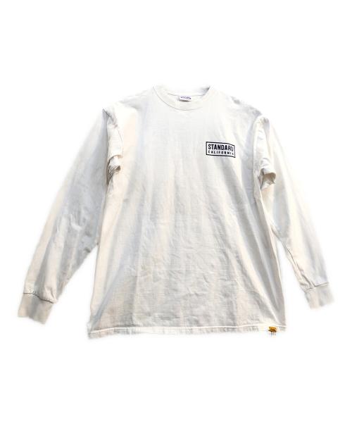 STANDARD CALIFORNIA（スタンダードカリフォルニア）STANDARD CALIFORNIA (スタンダードカリフォルニア) クルーネックスウェット ホワイト サイズ:XLの古着・服飾アイテム
