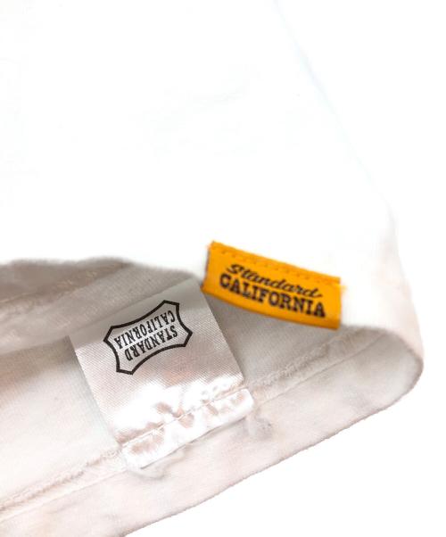 STANDARD CALIFORNIA（スタンダードカリフォルニア）STANDARD CALIFORNIA (スタンダードカリフォルニア) クルーネックスウェット ホワイト サイズ:XLの古着・服飾アイテム
