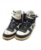 NIKEナイキ）の古着「ハイカットスニーカー」｜ブラック×ホワイト