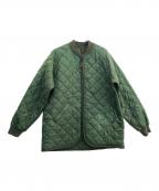 Paul Smith JEANS×LAVENHAMポールスミス ジーンズ×ラベンハム）の古着「キルティングコート」｜グリーン