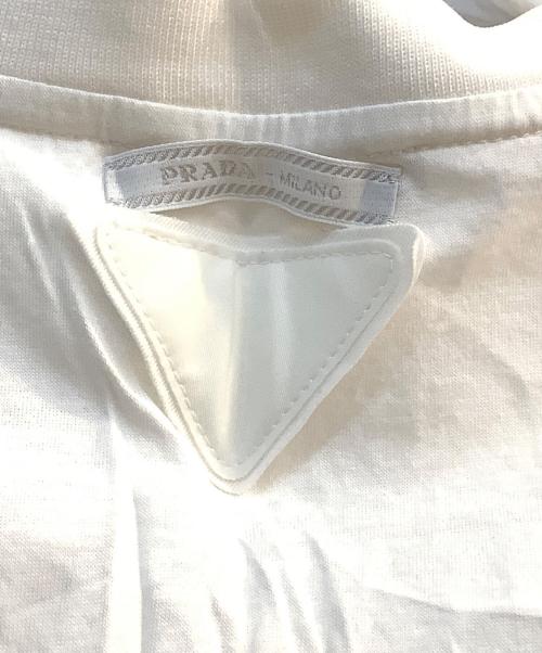 PRADA（プラダ）PRADA (プラダ) 半袖カットソー ホワイト サイズ:Mの古着・服飾アイテム