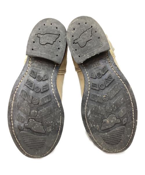 RED WING（レッドウィング）RED WING (レッドウィング) スウェードエンジニアブーツ ベージュ サイズ:UK7の古着・服飾アイテム