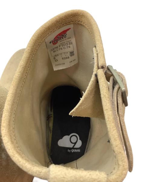 RED WING（レッドウィング）RED WING (レッドウィング) スウェードエンジニアブーツ ベージュ サイズ:UK7の古着・服飾アイテム