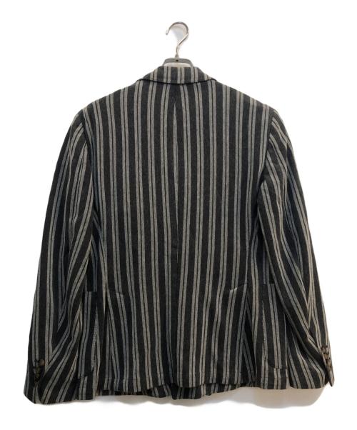 eleventy（イレブンティ）eleventy (イレブンティ) ダブルジャケット グレー サイズ:48の古着・服飾アイテム