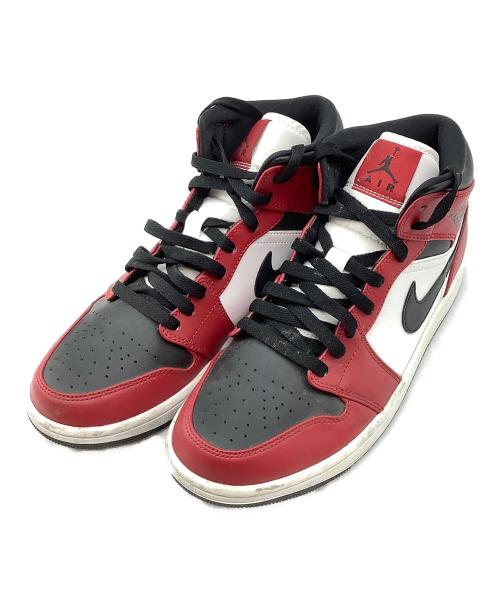 NIKE（ナイキ）NIKE (ナイキ) MID CHICAGO BLACK TOE ブラック×ホワイト×レッド サイズ:27.5㎝の古着・服飾アイテム