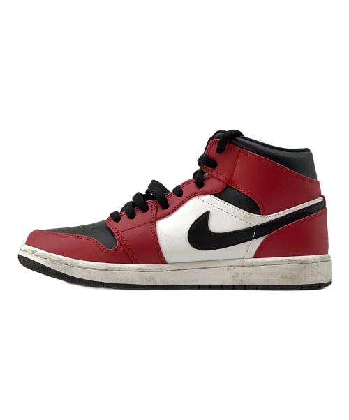NIKE（ナイキ）NIKE (ナイキ) MID CHICAGO BLACK TOE ブラック×ホワイト×レッド サイズ:27.5㎝の古着・服飾アイテム