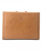 LOEWEロエベ）の古着「レザーアタッシュケース」｜ブラウン