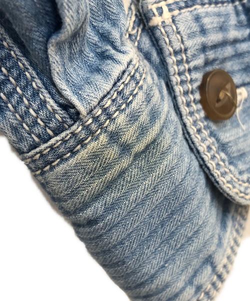 ARMANI JEANS（アルマーニジーンズ）ARMANI JEANS (アルマーニジーンズ) ウエスタンシャツ アイスブルー サイズ:EU XSの古着・服飾アイテム