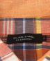 中古・古着 BURBERRY BLACK LABEL (バーバリーブラックレーベル) リネンチェックシャツ オレンジ サイズ:2：5000円