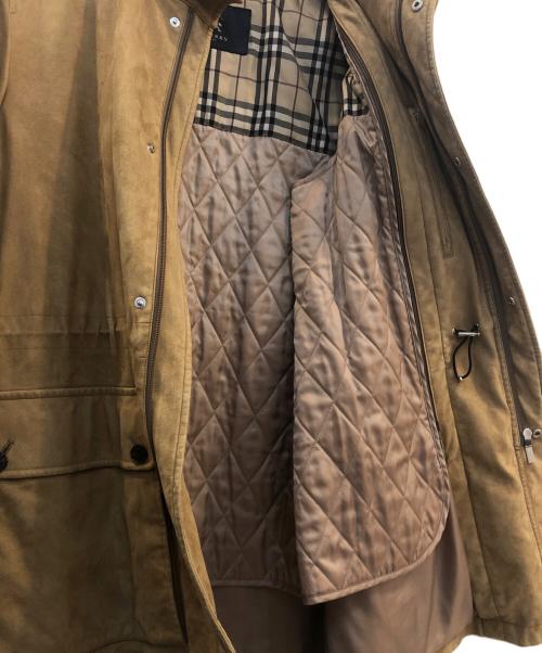 BURBERRY LONDON（バーバリーロンドン）BURBERRY LONDON (バーバリーロンドン) ライナー付スゥエード調コート ブラウン サイズ:Mの古着・服飾アイテム