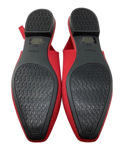 VIVAIA（ビバイア）VIVAIA (ビバイア) スリングバックサンダル レッド サイズ:36.5の古着・服飾アイテム