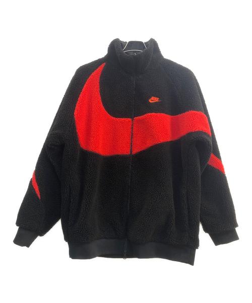NIKE（ナイキ）NIKE (ナイキ) リバーシブルボアジャケット ブラック×レッド サイズ:XLの古着・服飾アイテム