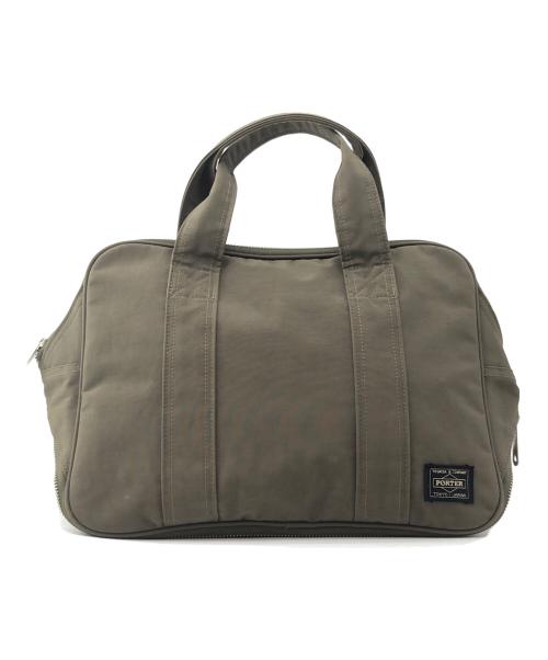 PORTER（ポーター）PORTER (ポーター) ハンドバッグ オリーブの古着・服飾アイテム