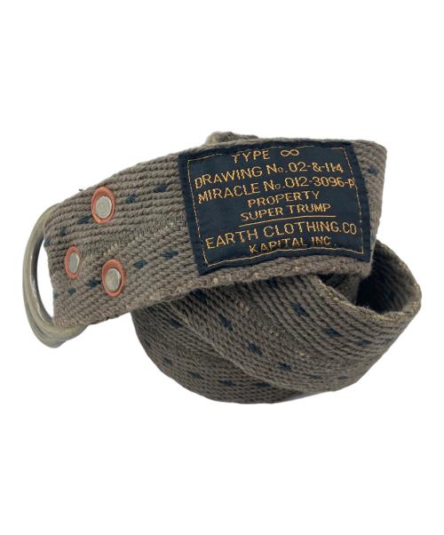 KAPITAL（キャピタル）KAPITAL (キャピタル) ミリタリーベルト ブラウンの古着・服飾アイテム