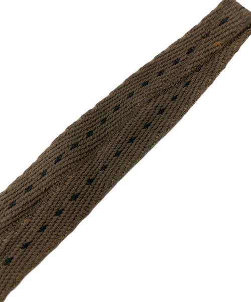 KAPITAL（キャピタル）KAPITAL (キャピタル) ミリタリーベルト ブラウンの古着・服飾アイテム