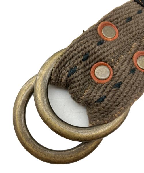 KAPITAL（キャピタル）KAPITAL (キャピタル) ミリタリーベルト ブラウンの古着・服飾アイテム