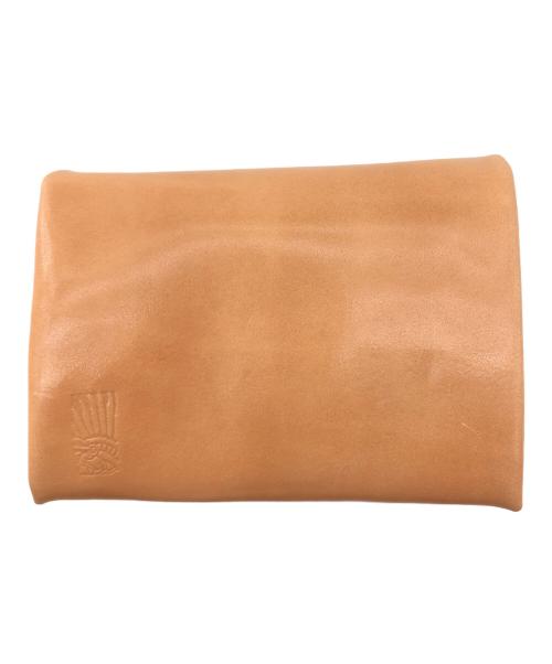 RED MOON（レッドムーン）RED MOON (レッドムーン) レザー2つ折り財布 ブラウンの古着・服飾アイテム