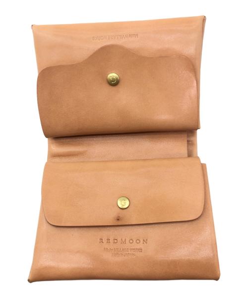 RED MOON（レッドムーン）RED MOON (レッドムーン) レザー2つ折り財布 ブラウンの古着・服飾アイテム