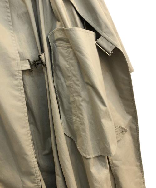 CIOTA（シオタ）CIOTA (シオタ) スビンコットンタイプライタータイロッケンコート ベージュ サイズ:6の古着・服飾アイテム