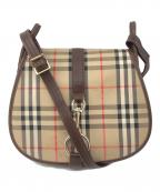 Burberry'sバーバリーズ）の古着「ショルダーバッグ」｜ベージュ×ブラウン