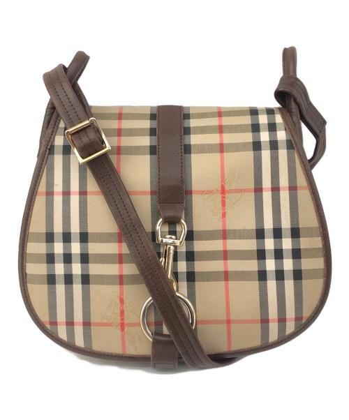 Burberry's（バーバリーズ）Burberry's (バーバリーズ) ショルダーバッグ ベージュ×ブラウンの古着・服飾アイテム