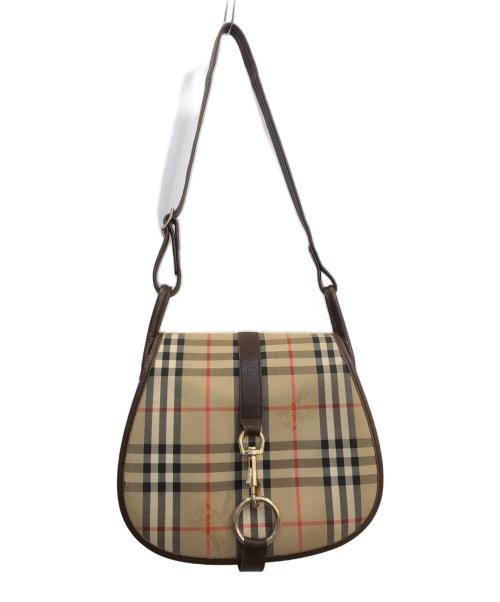 Burberry's（バーバリーズ）Burberry's (バーバリーズ) ショルダーバッグ ベージュ×ブラウンの古着・服飾アイテム