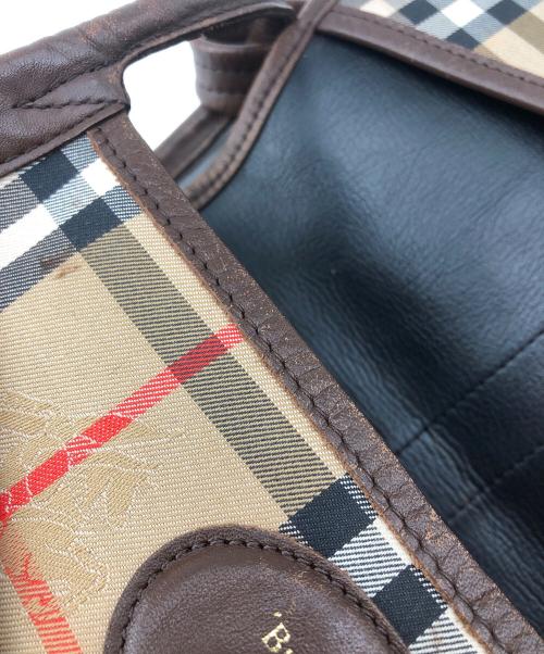 Burberry's（バーバリーズ）Burberry's (バーバリーズ) ショルダーバッグ ベージュ×ブラウンの古着・服飾アイテム