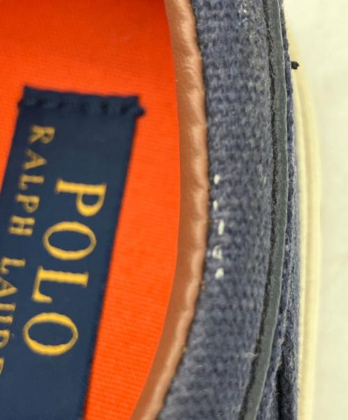 POLO RALPH LAUREN（ポロ・ラルフローレン）POLO RALPH LAUREN (ポロ・ラルフローレン) ローカットスニーカー ネイビー サイズ:UK8の古着・服飾アイテム