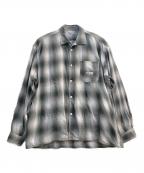 CAHLUMNカウラム）の古着「チェックシャツ」｜グリーン×ホワイト