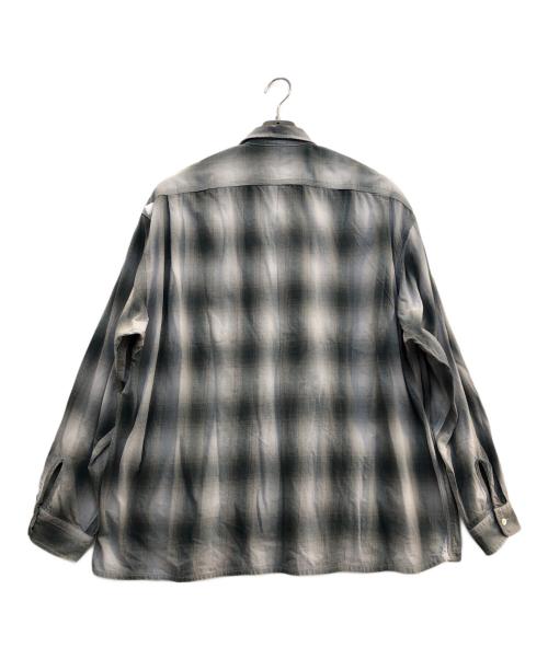 CAHLUMN（カウラム）CAHLUMN (カウラム) チェックシャツ グリーン×ホワイト サイズ:Lの古着・服飾アイテム