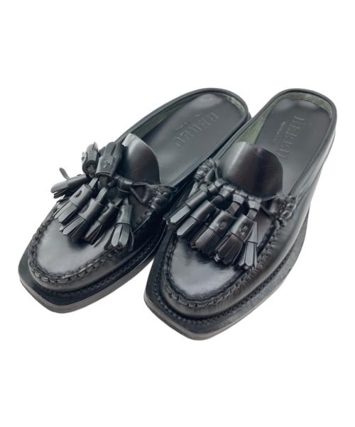 HEREU（ヘリュー）hereu (ヘリュー) タッセルローファー ブラック サイズ:36の古着・服飾アイテム
