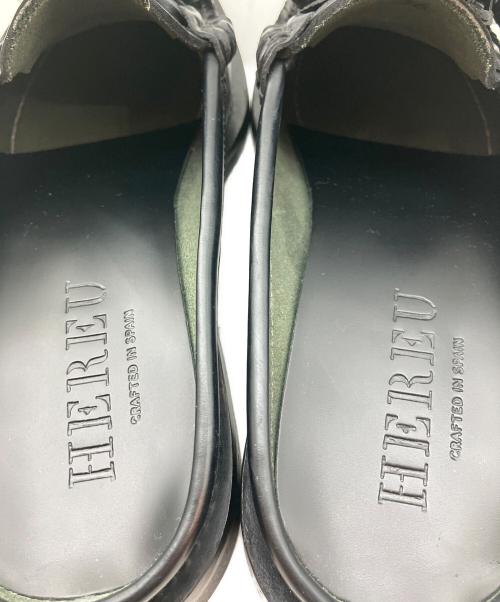 HEREU（ヘリュー）hereu (ヘリュー) タッセルローファー ブラック サイズ:36の古着・服飾アイテム