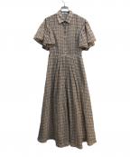 COELコエル）の古着「ブラウスワンピース」｜ベージュ