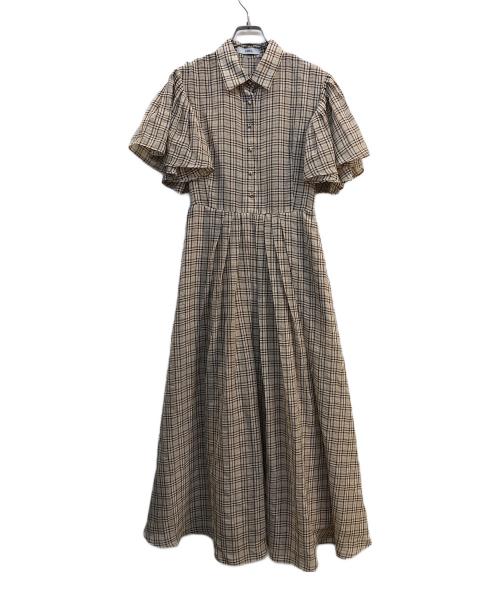 COEL（コエル）COEL (コエル) ブラウスワンピース ベージュ サイズ:38の古着・服飾アイテム