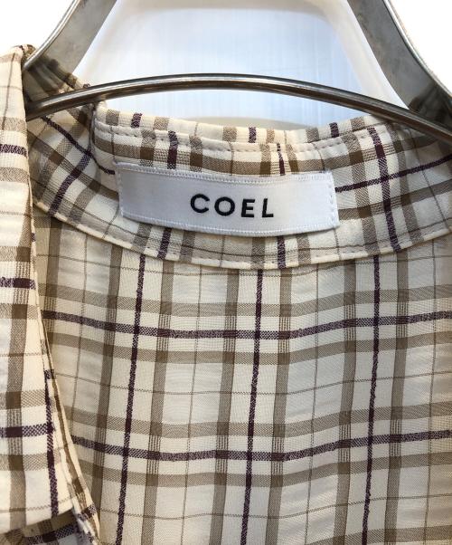 COEL（コエル）COEL (コエル) ブラウスワンピース ベージュ サイズ:38の古着・服飾アイテム
