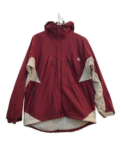 NIKE ACG（ナイキエーシージー）NIKE ACG (ナイキエーシージー) マウンテンパーカー レッド×グレー サイズ:Lの古着・服飾アイテム