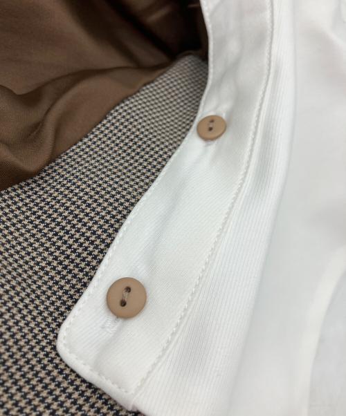 ARPEGE STORY（アルページュストーリー）Arpege story (アルページュストーリー) セーラー付テーラードジャケット ベージュ×ホワイト サイズ:M 未使用品の古着・服飾アイテム