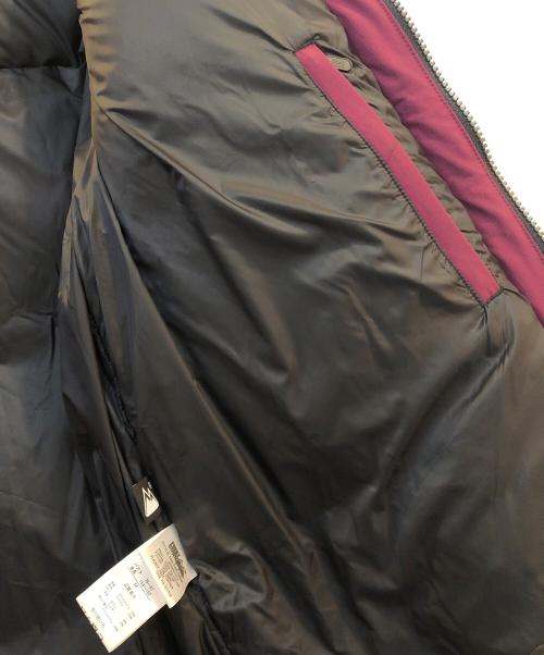 FIRST DOWN（ファーストダウン）FIRST DOWN (ファーストダウン) パネルショートダウンジャケット ブラック×パープル サイズ:MEDIUMの古着・服飾アイテム