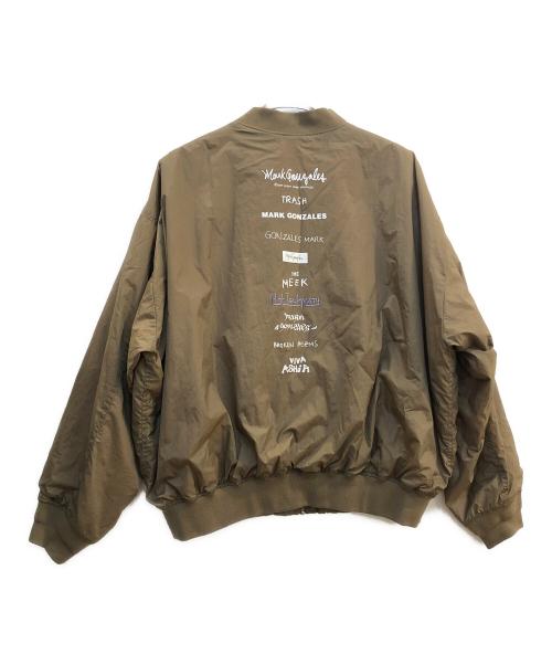 MARK GONZALES（マーク・ゴンザレス）MARK GONZALES (マーク・ゴンザレス) ナイロンブルゾン ブラウン サイズ:XLの古着・服飾アイテム