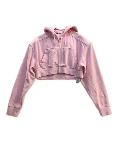 ALEXANDER WANG（アレキサンダー・ワン）ALEXANDER WANG (アレキサンダー・ワン) ジップパーカー ピンク サイズ:XSの古着・服飾アイテム
