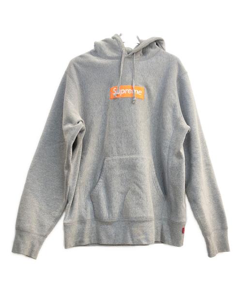 SUPREME（シュプリーム）Supreme (シュプリーム) 17AW Box Logo Hooded Sweatshirt グレー サイズ:Mの古着・服飾アイテム