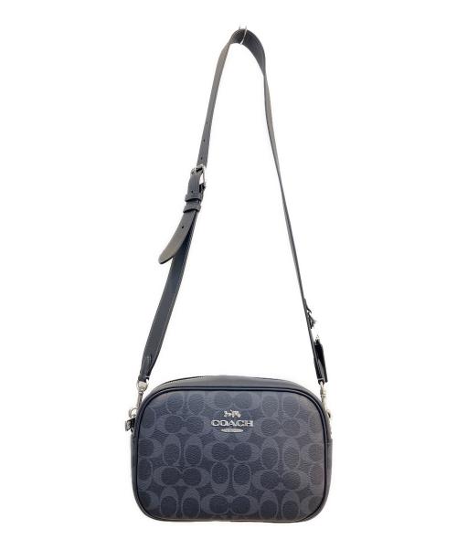 COACH（コーチ）COACH (コーチ) ショルダーバッグ  シグネチャー ネイビーの古着・服飾アイテム