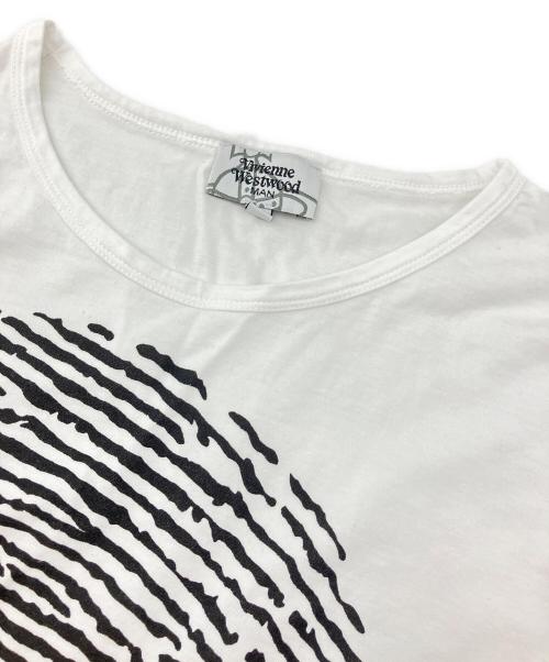 Vivienne Westwood man（ヴィヴィアン ウェストウッド マン）Vivienne Westwood man (ヴィヴィアン ウェストウッド マン) 半袖カットソー ホワイト サイズ:48の古着・服飾アイテム