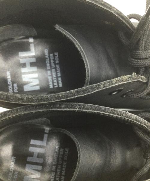 MHL（エムエイチエル）MHL (エムエイチエル) SOLOVAIR (ソロヴェアー) モンキーブーツ ブラック サイズ:5の古着・服飾アイテム