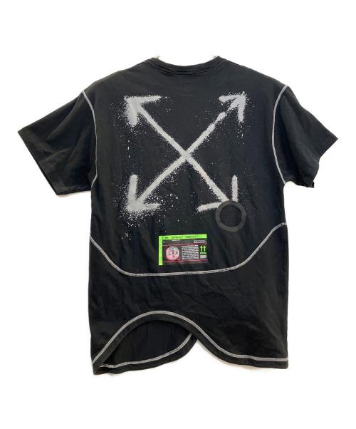 NIKE（ナイキ）NIKE (ナイキ) OFFWHITE (オフホワイト) 半袖カットソー ブラック×グレー サイズ:Ｓの古着・服飾アイテム