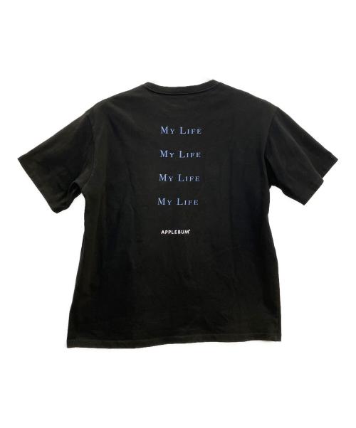 APPLEBUM（アップルバム）APPLEBUM (アップルバム) プリントカットソー ブラック サイズ:XLの古着・服飾アイテム