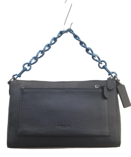 COACH（コーチ）COACH (コーチ) クロスボディーバッグ ネイビーの古着・服飾アイテム