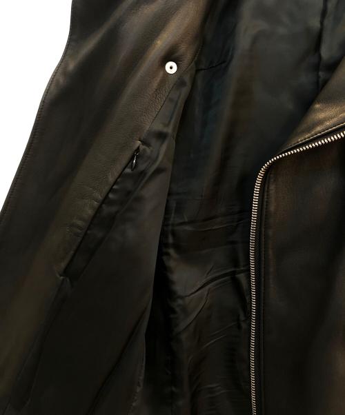 ATTACHMENT（アタッチメント）ATTACHMENT (アタッチメント) レザーダブルライダースジャケット ブラック サイズ:2の古着・服飾アイテム