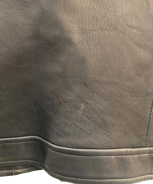 ATTACHMENT（アタッチメント）ATTACHMENT (アタッチメント) レザーダブルライダースジャケット ブラック サイズ:2の古着・服飾アイテム