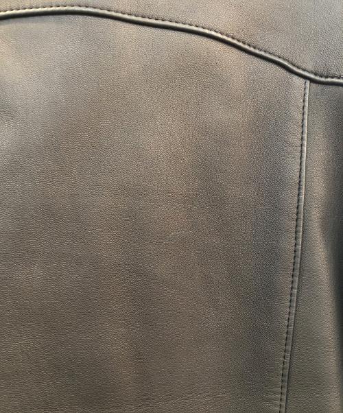 ATTACHMENT（アタッチメント）ATTACHMENT (アタッチメント) レザーダブルライダースジャケット ブラック サイズ:2の古着・服飾アイテム